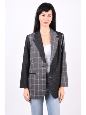 Sacou Dama Yas Yaschemi Grey Checks